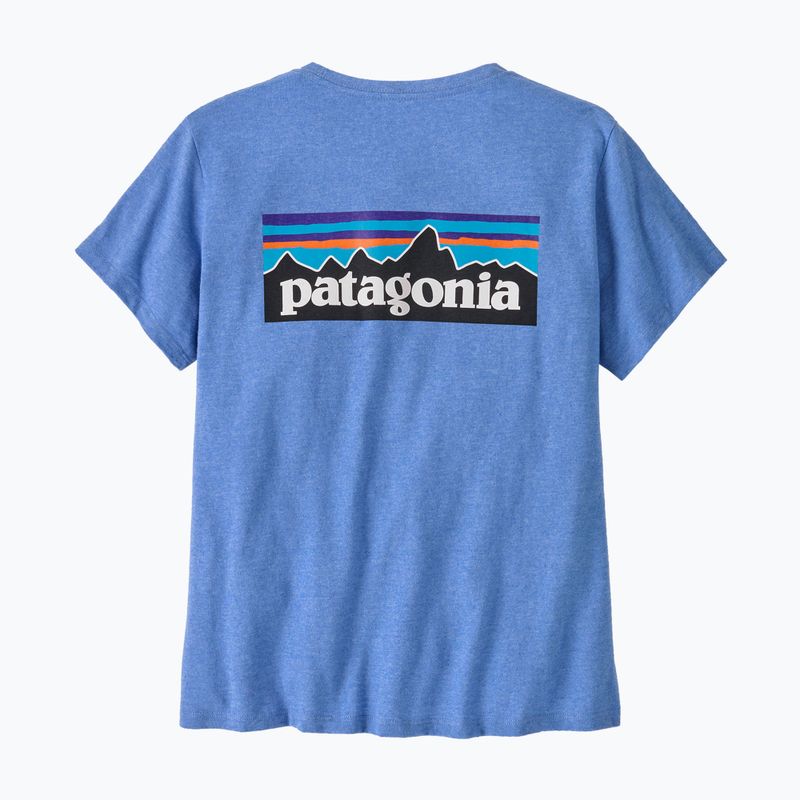 Дамска тениска Patagonia P-6 Logo Responsibili-Tee abundant blue 5