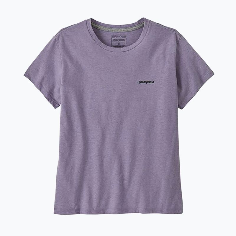 Дамска тениска Patagonia P-6 Logo Responsibili-Tee concrete purple