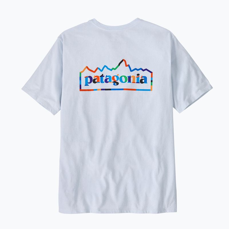Мъжка тениска Patagonia Unity Fitz Responsibili white 2