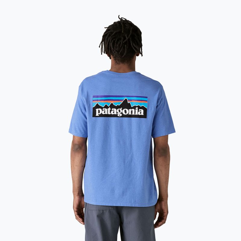 Мъжки потник Patagonia P-6 Logo Responsibili-Tee abundant blue 2