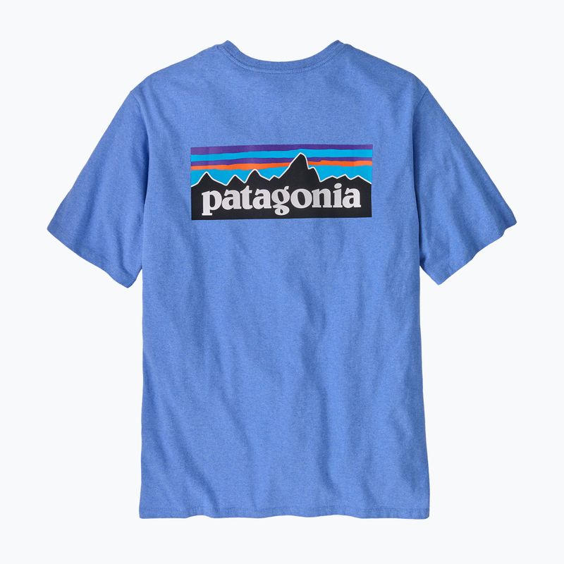 Мъжки потник Patagonia P-6 Logo Responsibili-Tee abundant blue 4