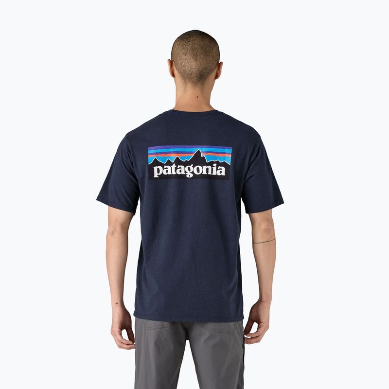 Мъжка тениска Patagonia P-6 Logo Responsibili-Tee new navy 2