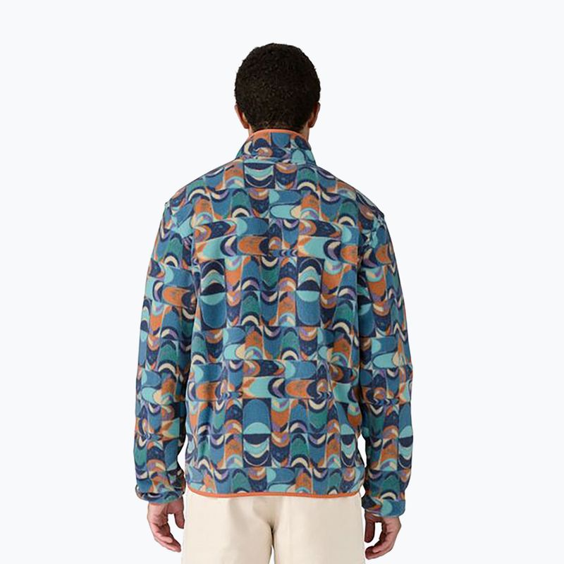 Мъжки потник Patagonia LW Synch Snap-T P/O swallowtail geo/still blue trekking 2
