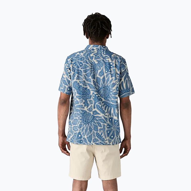 Мъжка риза Patagonia Tidal Threads Camp bees and lowers/still blue 2
