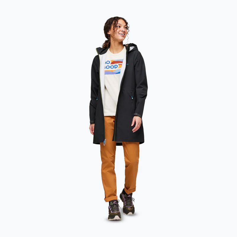 Cotopaxi Cielo Rain Trench black дамско дъждобранно яке 2