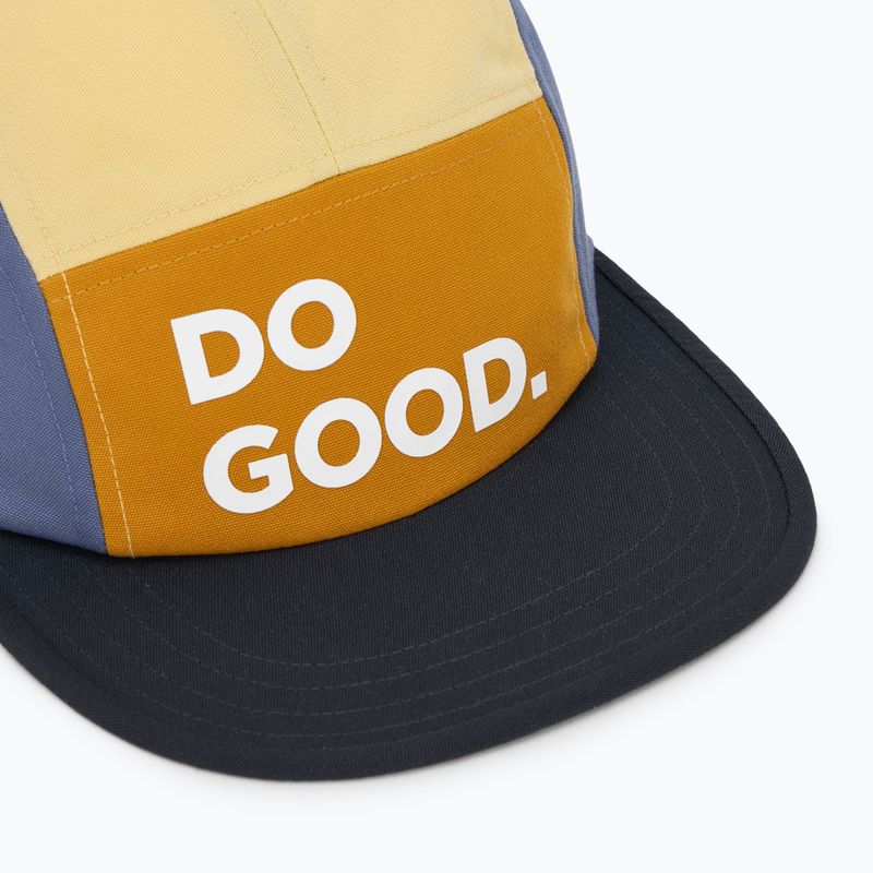 Cotopaxi Do Good 5-Panel кехлибарена/карбонова бейзболна шапка 3