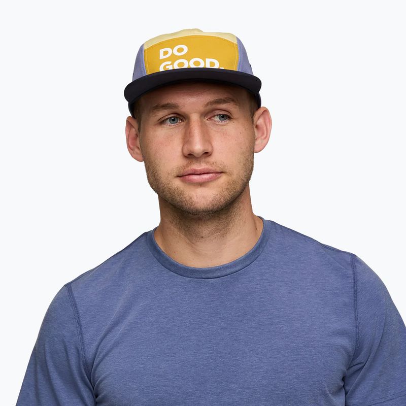 Cotopaxi Do Good 5-Panel кехлибарена/карбонова бейзболна шапка 3
