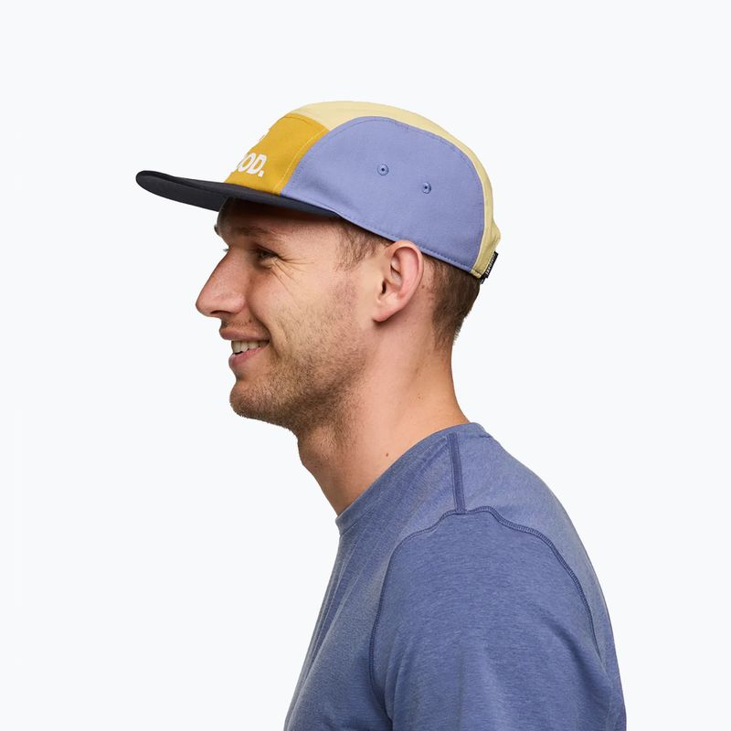 Cotopaxi Do Good 5-Panel кехлибарена/карбонова бейзболна шапка 5