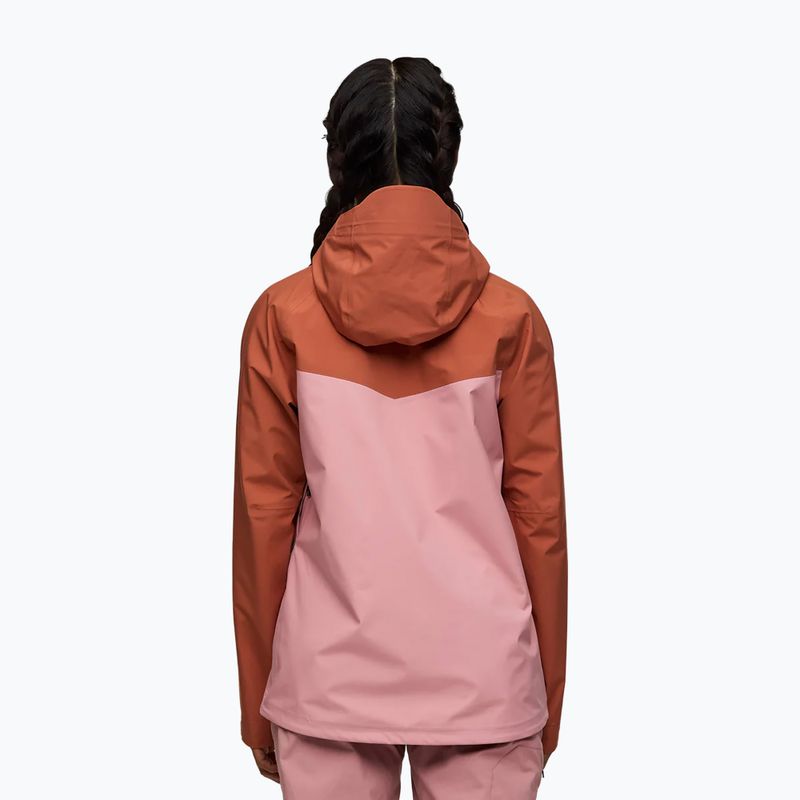 Дъждобран Cotopaxi Impermeo 3L с качулка faded brick/rose дамско яке 3