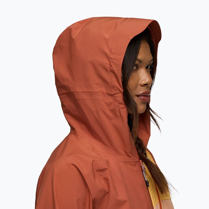 Дъждобран Cotopaxi Impermeo 3L с качулка faded brick/rose дамско яке 5