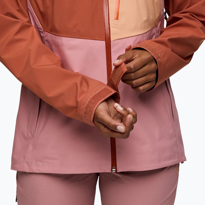 Дъждобран Cotopaxi Impermeo 3L с качулка faded brick/rose дамско яке 7