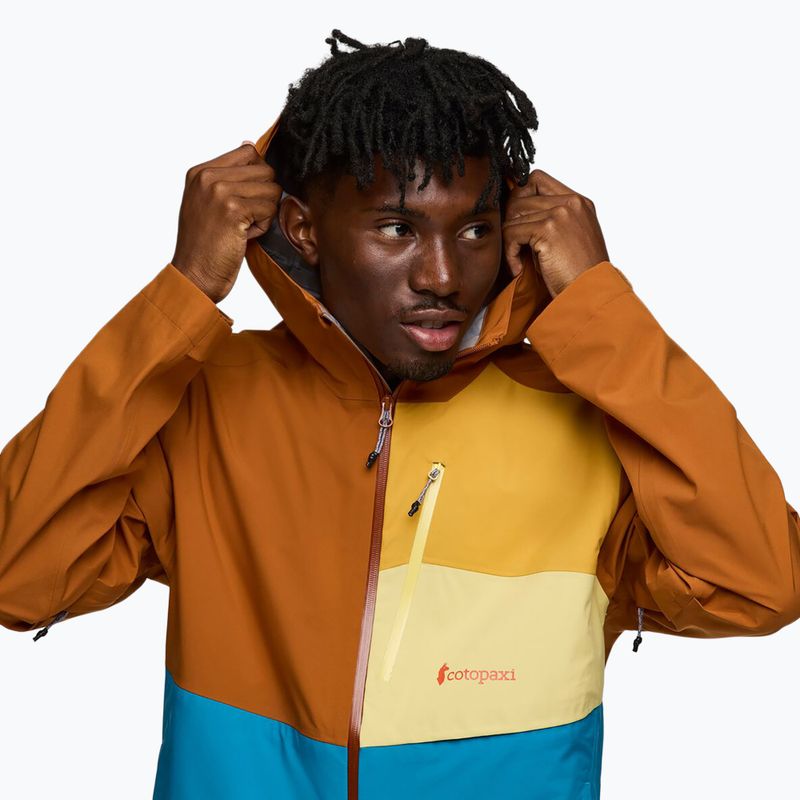 Мъжко дъждобран Cotopaxi Impermeo 3L с качулка sienna/lake 9