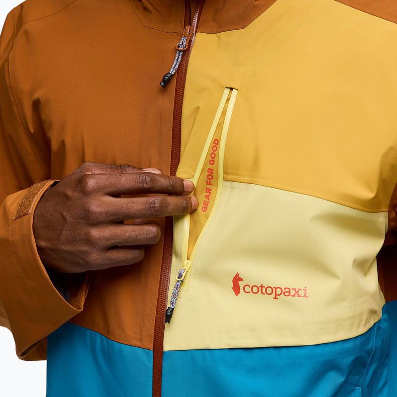 Мъжко дъждобран Cotopaxi Impermeo 3L с качулка sienna/lake 11