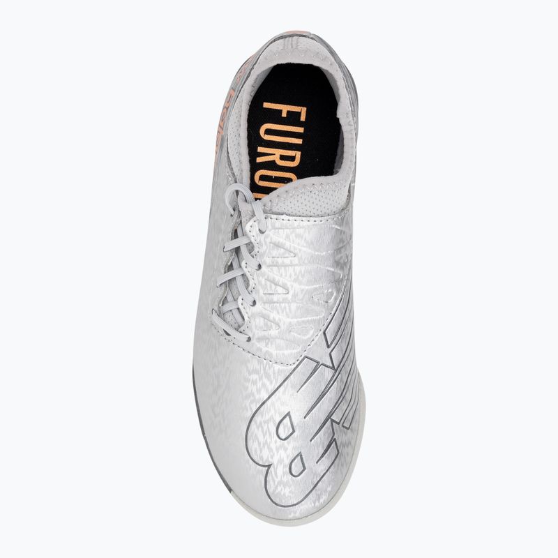 Детски футболни обувки New Balance Furon V7 Dispatch TF Jr silver 6