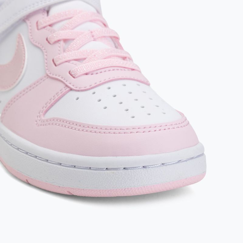 Детски обувки Nike Court Borough Low Recraft white/pink foam 7
