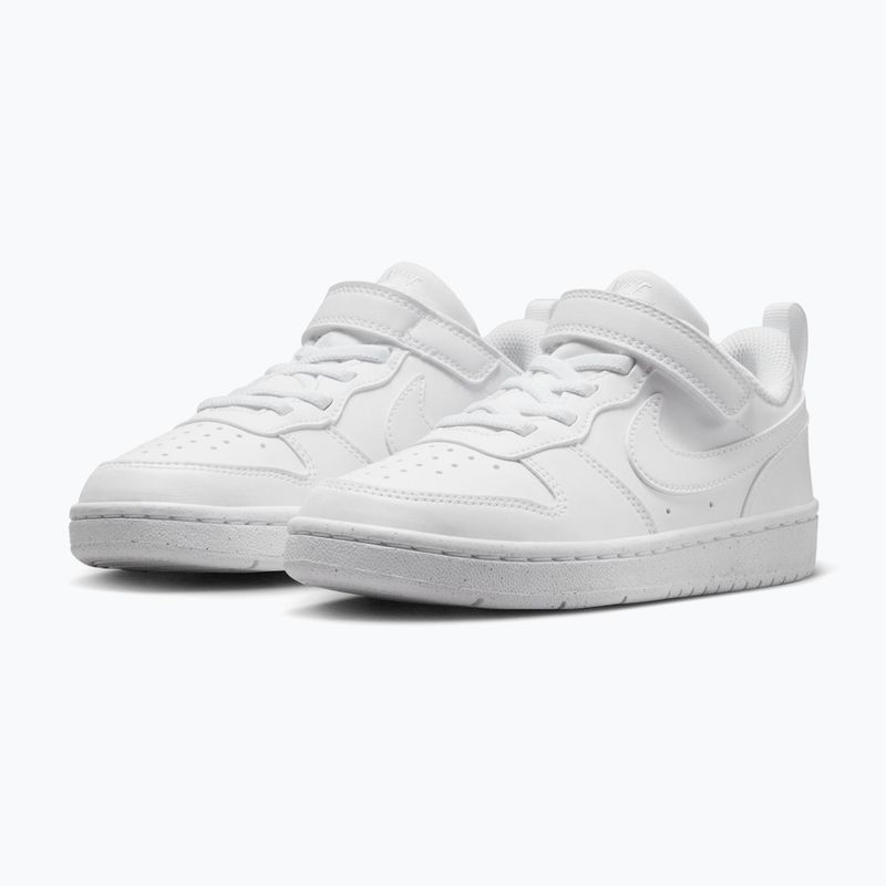 Детски обувки Nike Court Borough Low Recraft white/white/white 3