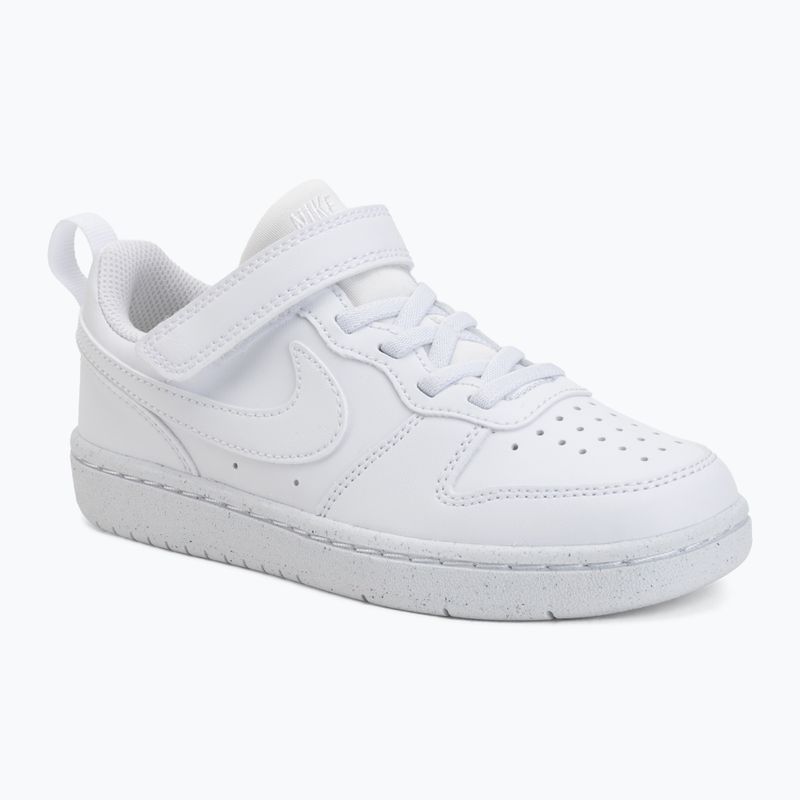 Детски обувки Nike Court Borough Low Recraft white/white/white