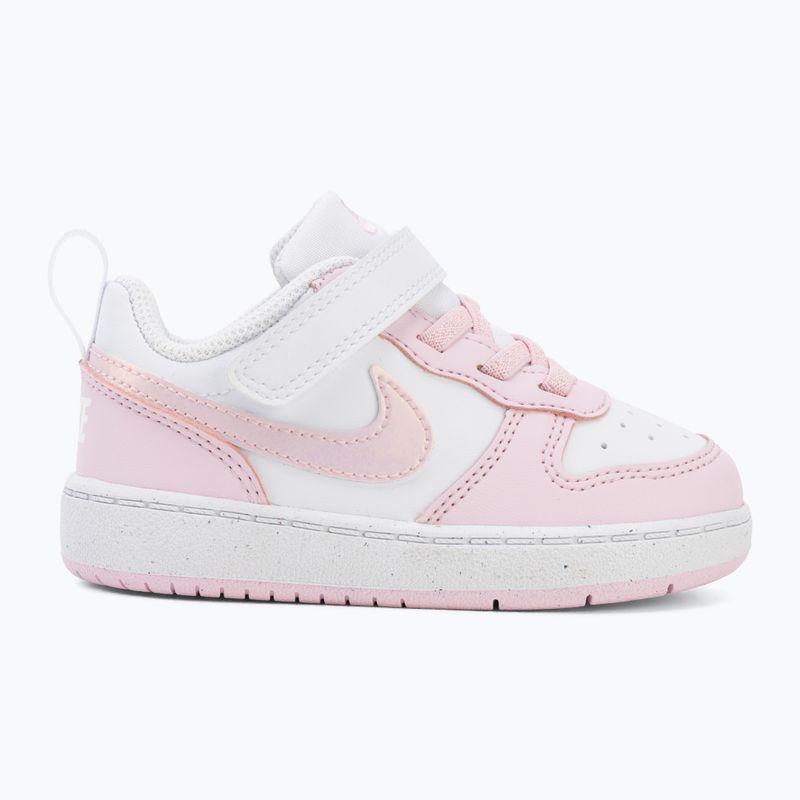 Детски обувки Nike Court Borough Low Recraft white/pink foam 2