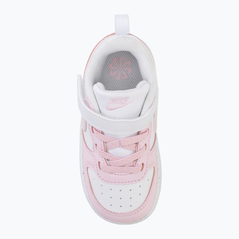 Детски обувки Nike Court Borough Low Recraft white/pink foam 5