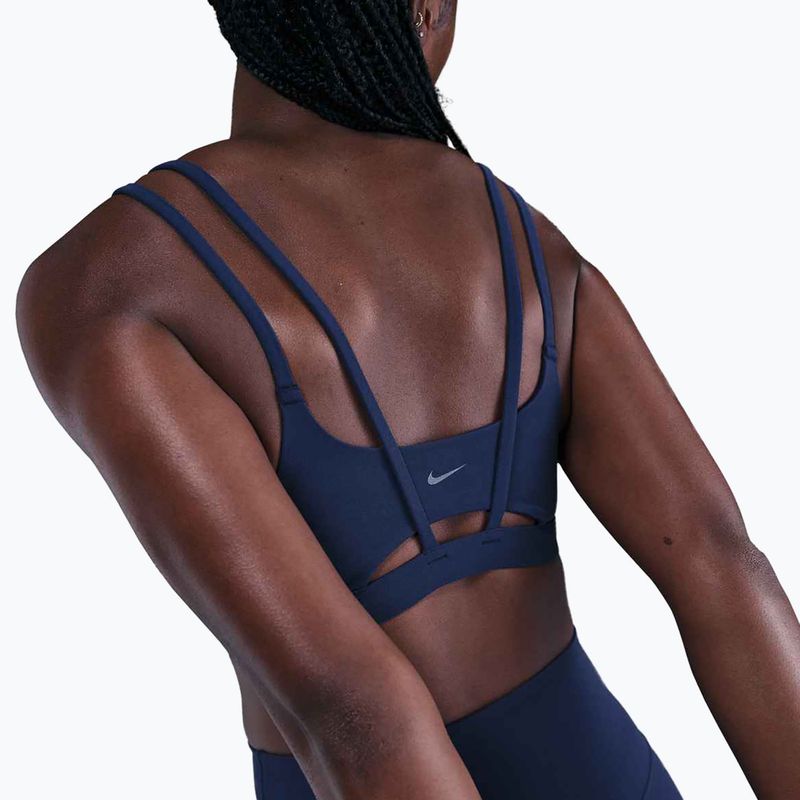 Спортен сутиен Nike Zenvy Strappy Training Bra midnight navy/white 4