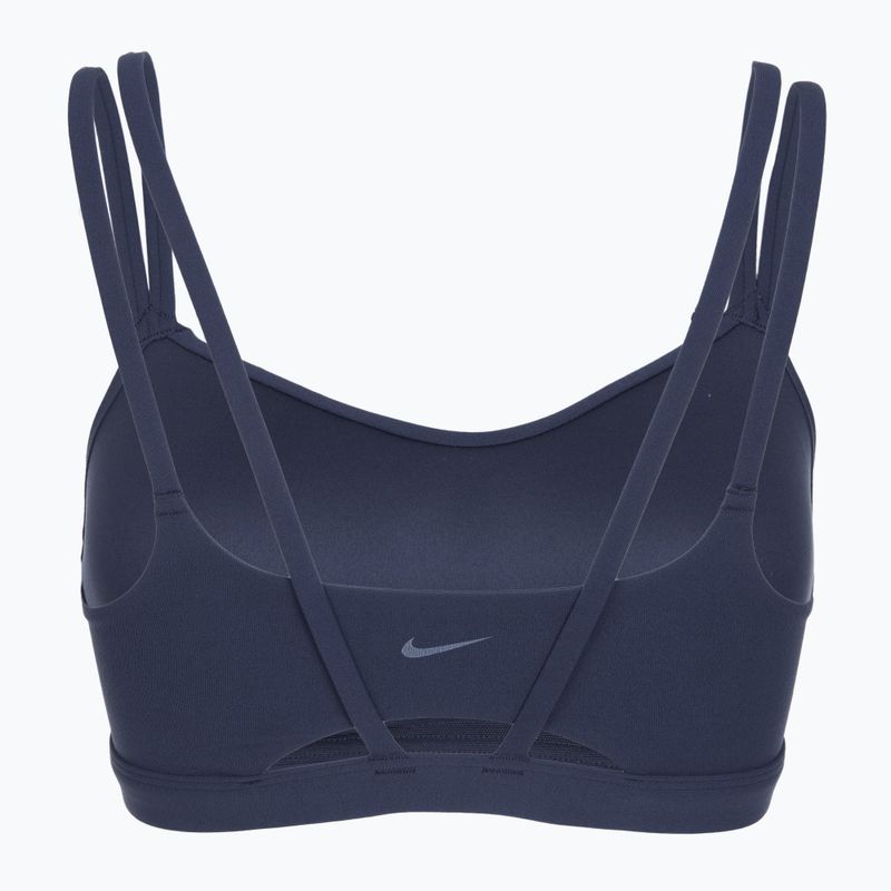 Спортен сутиен Nike Zenvy Strappy Training Bra midnight navy/white 7