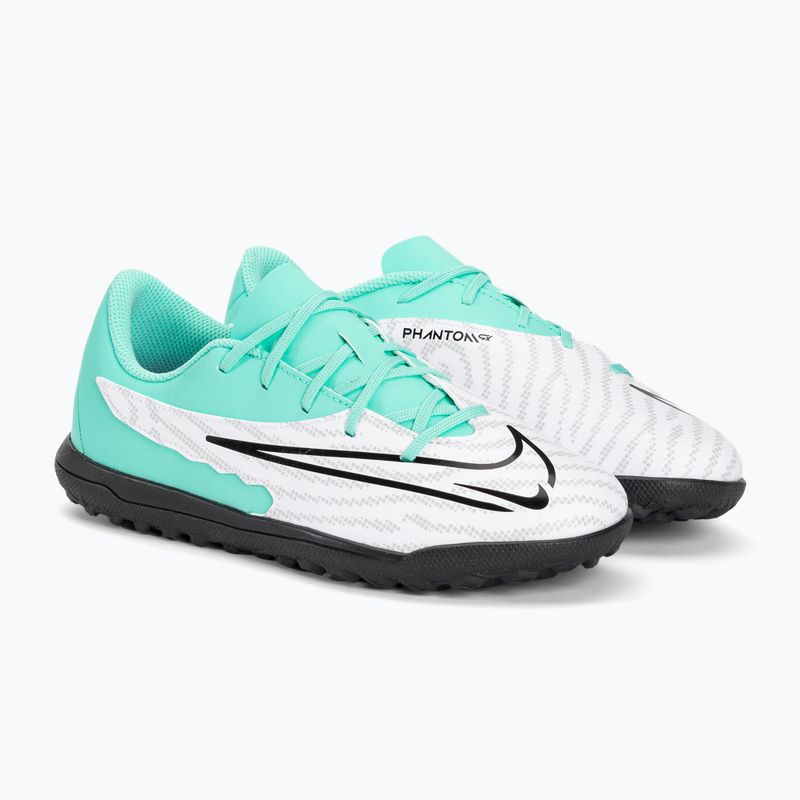 Детски футболни обувки Nike JR Phantom GX Club TF hyper turquoise/fuchsia dream/white/black 4