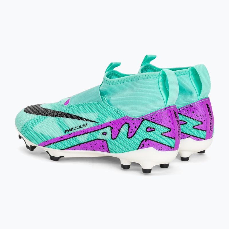 Детски футболни обувки Nike Jr Mercurial Superfly 9 Pro FG hyper turquoise/black/ white/fuchsia dream 3