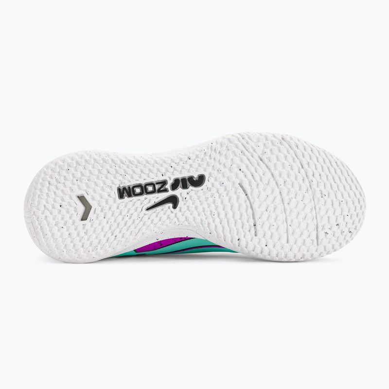 Детски футболни обувки Nike Jr Zoom Mercurial Vapor 15 Academy IC hyper turquoise/black/ white/fuchsia dream 5