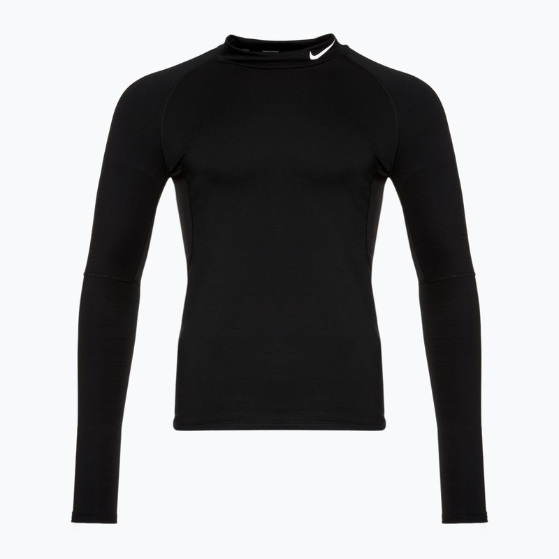 Мъжка блуза с дълъг ръкав за тренировка Nike Pro Dri-Fit Warm black/white
