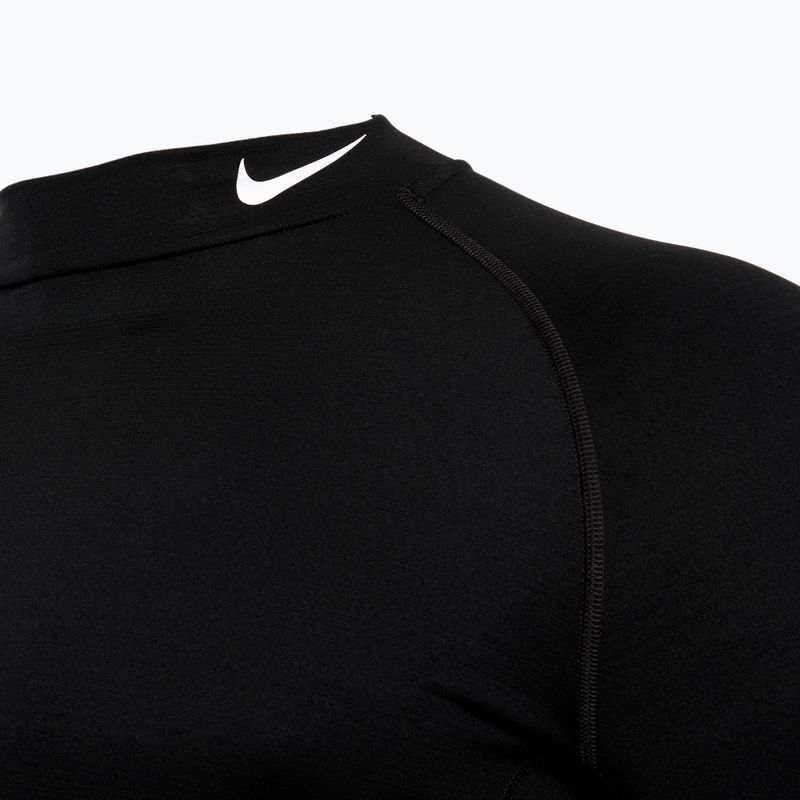 Мъжка блуза с дълъг ръкав за тренировка Nike Pro Dri-Fit Warm black/white 3
