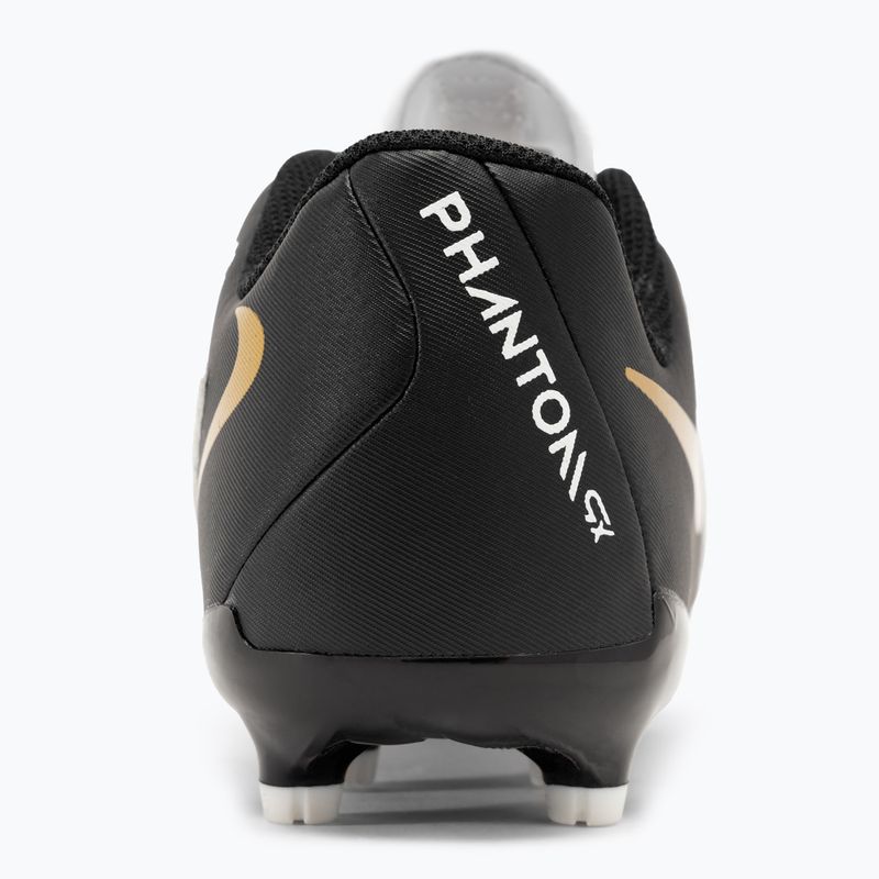 Детски футболни обувки Nike Phantom GX II Academy FG/MG Junior white/metallic gold coin/black 6