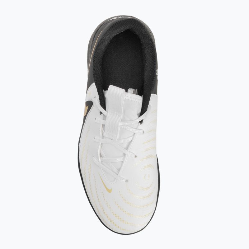 Детски футболни обувки Nike Phantom GX II Academy IC white/metallic gold coin/black 5