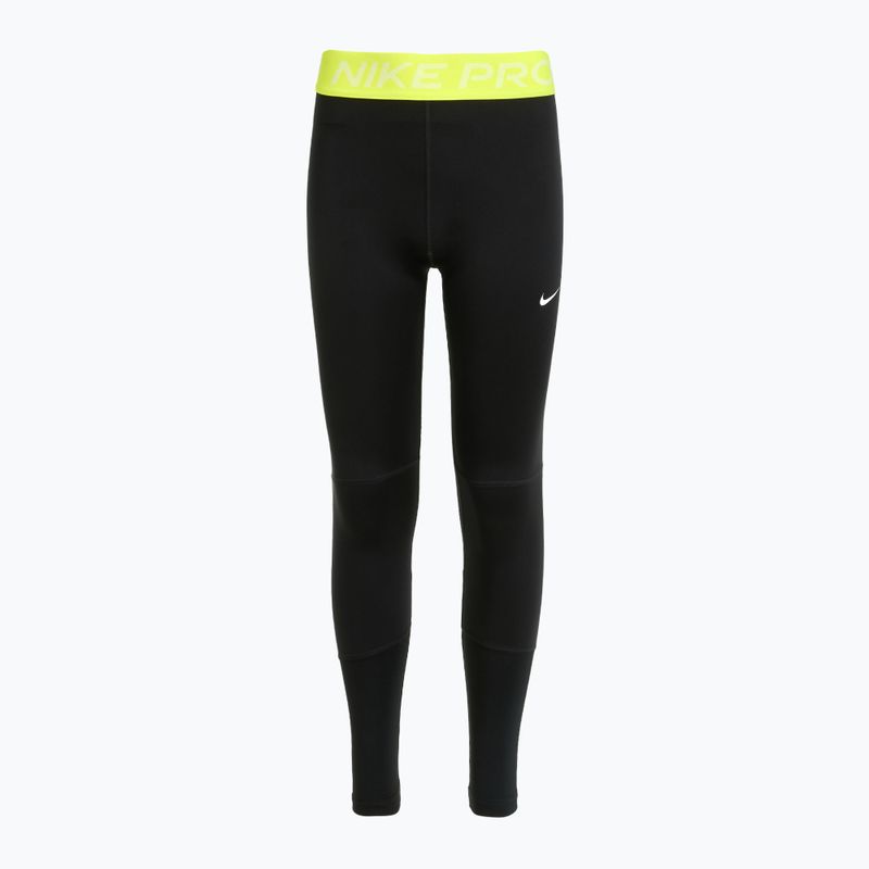 Детски клин Nike Pro Dri-FIT comet black/volt/white 6