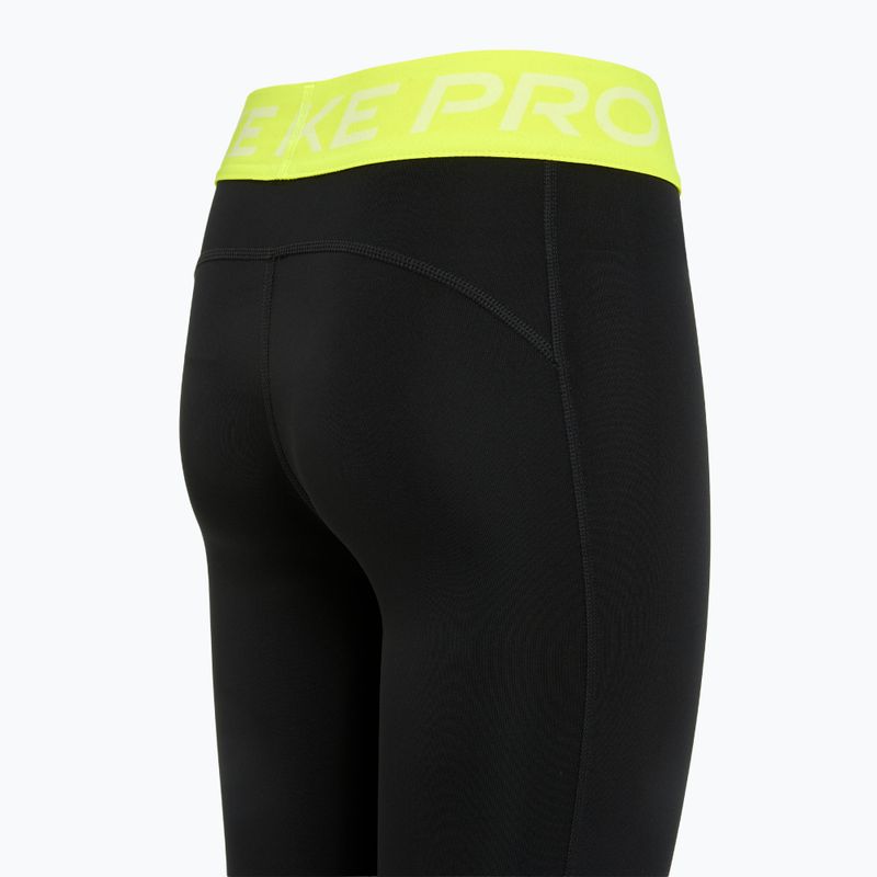 Детски клин Nike Pro Dri-FIT comet black/volt/white 9