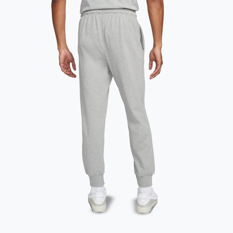 Мъжки панталони Nike Club Knit Jogger dark grey heather/white 3