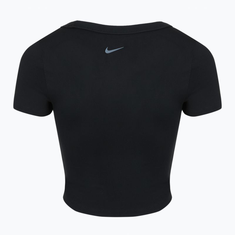 Дамска тениска за тренировка Nike One Fitted Dri-Fit Cropped Top black 8