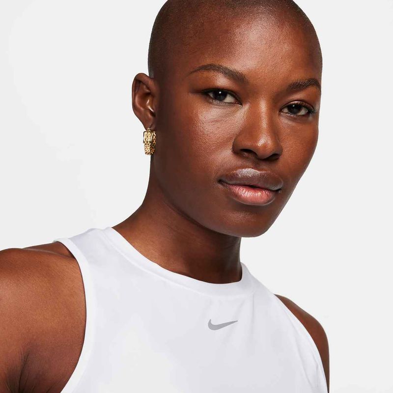 Дамска тениска за тренировка Nike One Classic Dri-Fit Cropped Tank white 4
