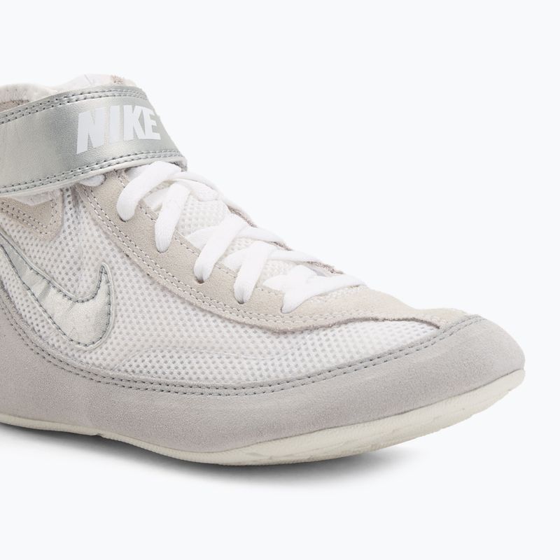 Детски обувки за борба Nike Speedsweep VII бяло/металическо сребро 7