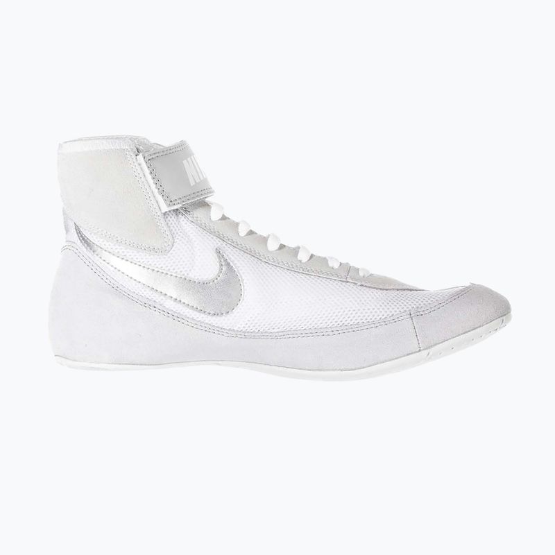 Детски обувки за борба Nike Speedsweep VII бяло/металическо сребро 8