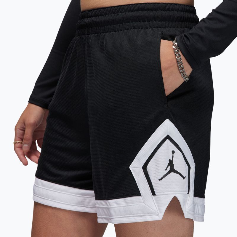 Дамски баскетболни шорти Jordan Sport Diamond 4" black/white/white/black 5