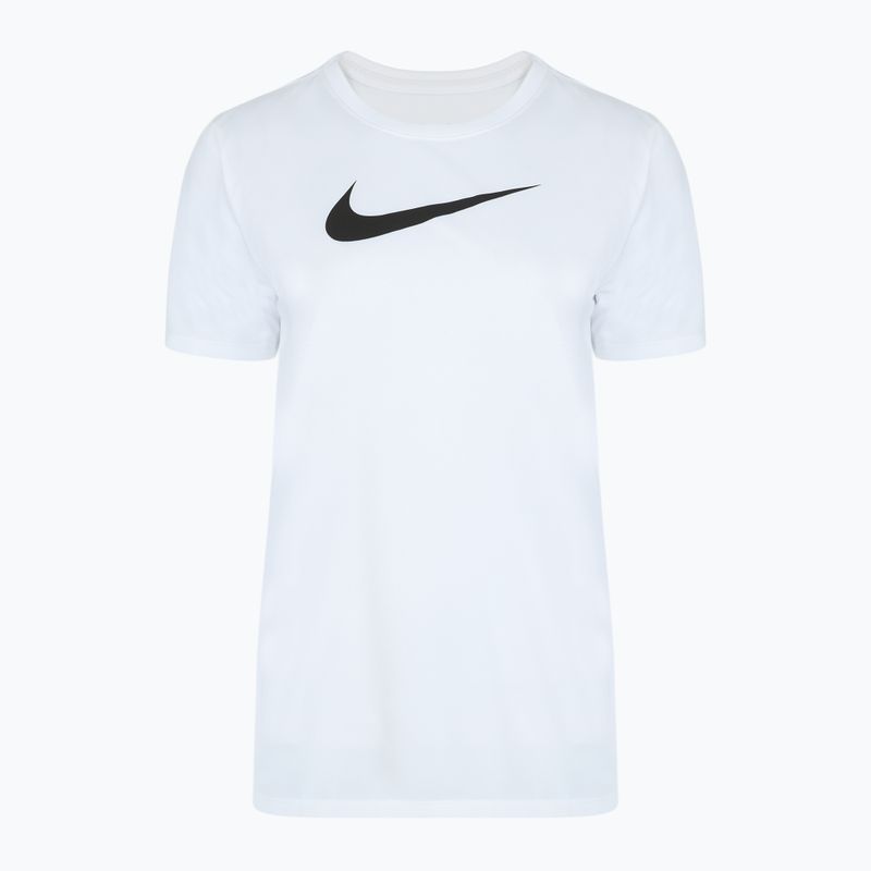 Дамска тениска за тренировка Nike Dri-Fit white/black 5