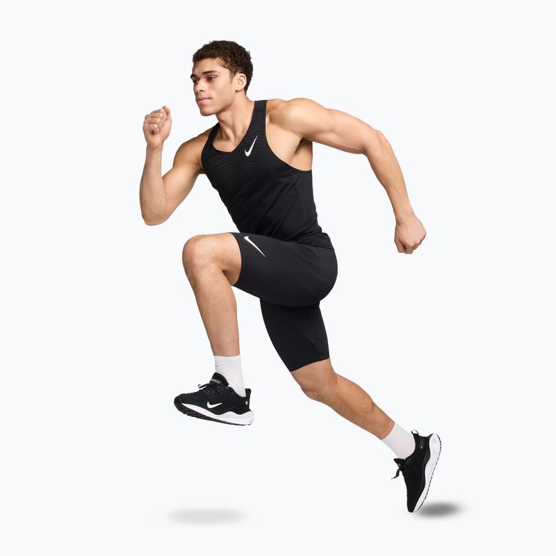 Мъжки шорти за бягане Nike AeroSwift Dri-Fit ADV 1/2 Tights black/summit white 2