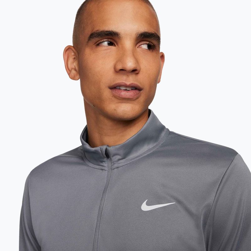 Мъжки суитшърт за бягане Nike Pacer Dri-Fit 1/2 Zip grey 4