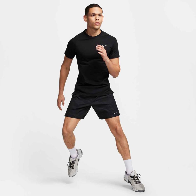 Мъжка тениска за тренировка Nike Flex Rep Dri-Fit black/white 2