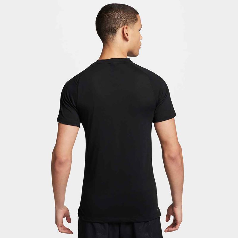 Мъжка тениска за тренировка Nike Flex Rep Dri-Fit black/white 3