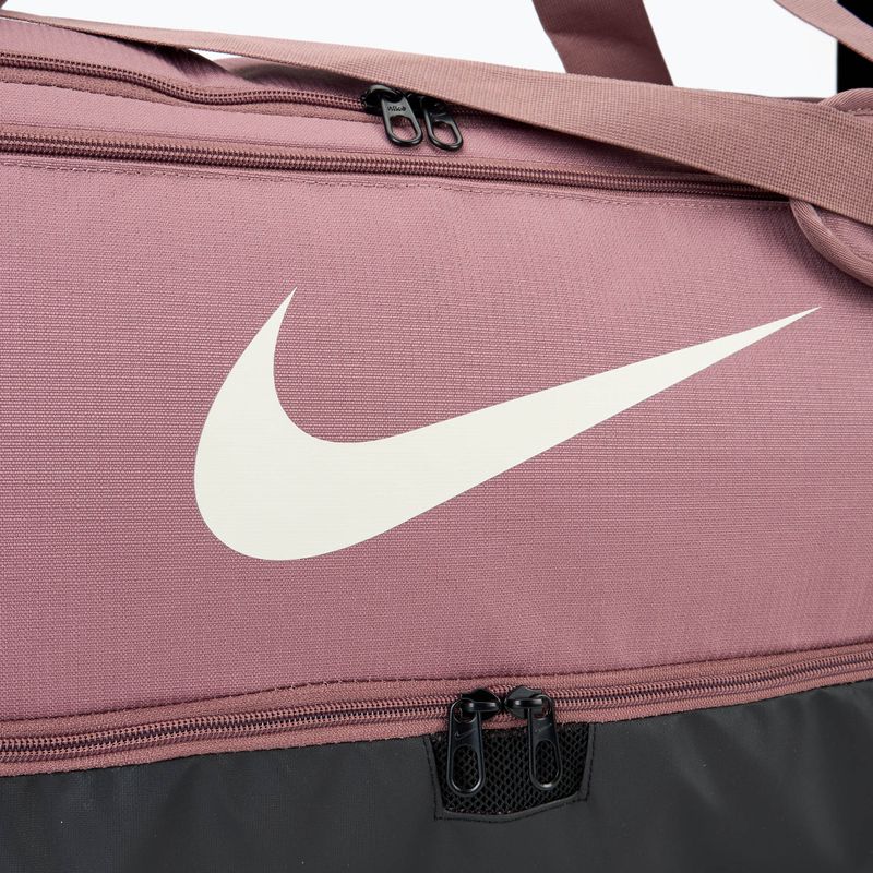 Чанта за тренировка Nike Brasilia 9,5 60 l smokey mauve/black/light orewood brown 4