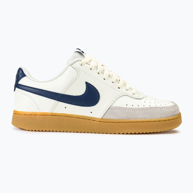 Мъжки обувки Nike Court Vision Low sail / gum light brown / light iron ore / midnight navy 2