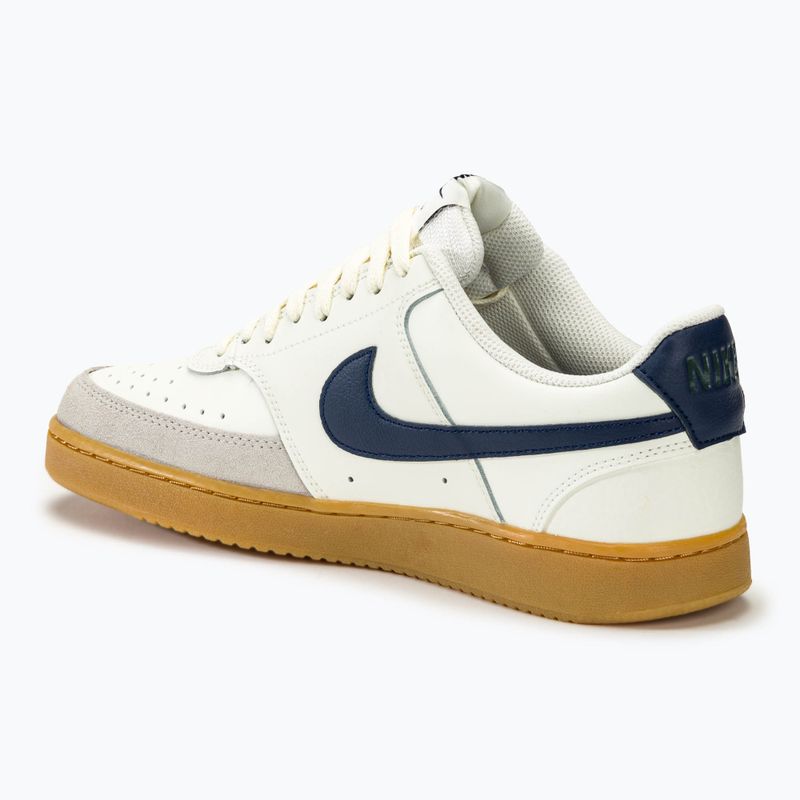 Мъжки обувки Nike Court Vision Low sail / gum light brown / light iron ore / midnight navy 3