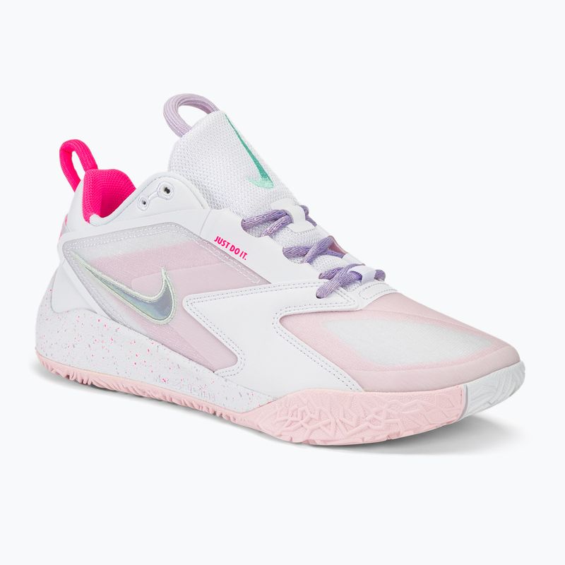 Обувки за волейбол Nike Zoom Hyperace 3 SE бял/ярко розов/ментова пяна/виолетов мъгла/розова пяна