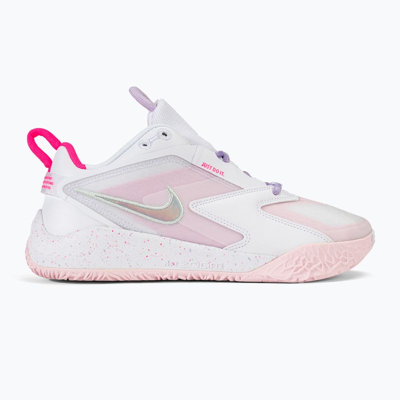 Обувки за волейбол Nike Zoom Hyperace 3 SE бял/ярко розов/ментова пяна/виолетов мъгла/розова пяна 2